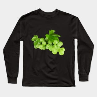 Low-poly grapes Long Sleeve T-Shirt